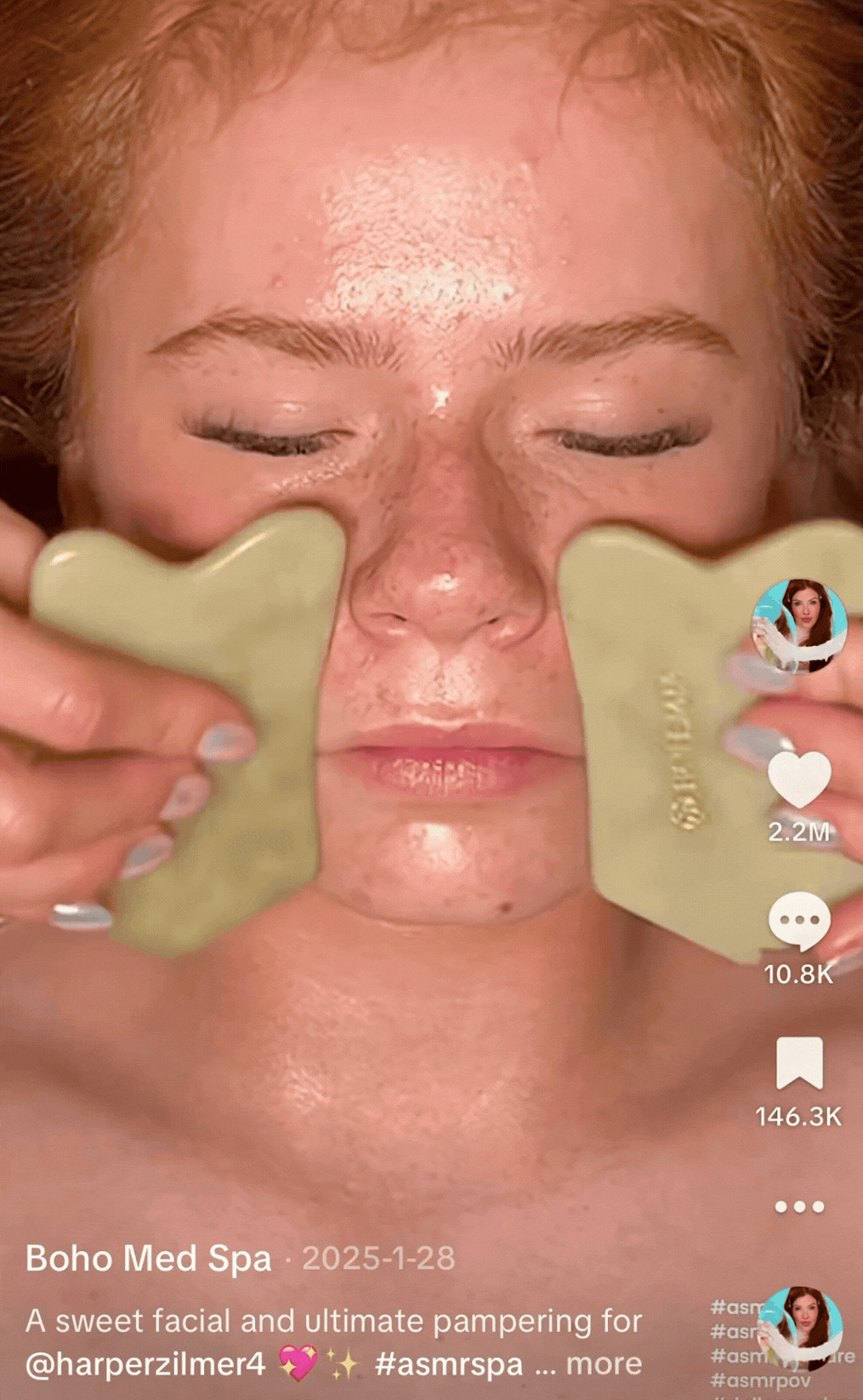 Dermaplaning GIF