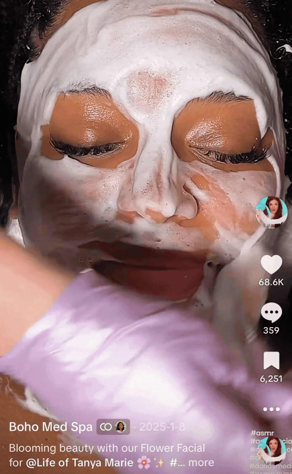 korean oxygen facial gif