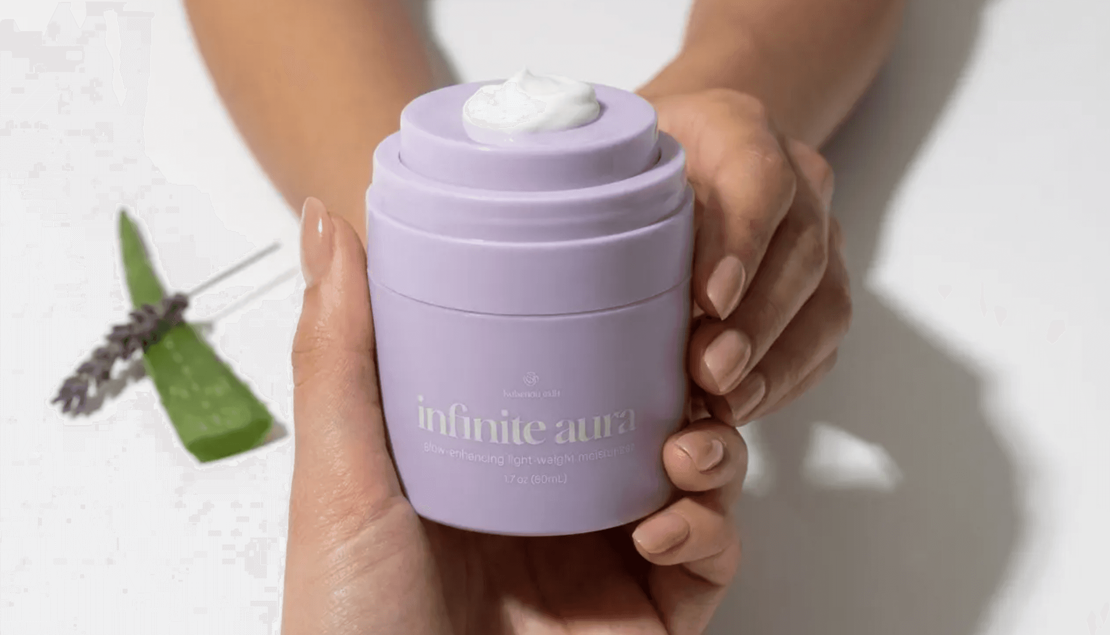 Infinite Aura Moisturizer to pair with buccal massage facial